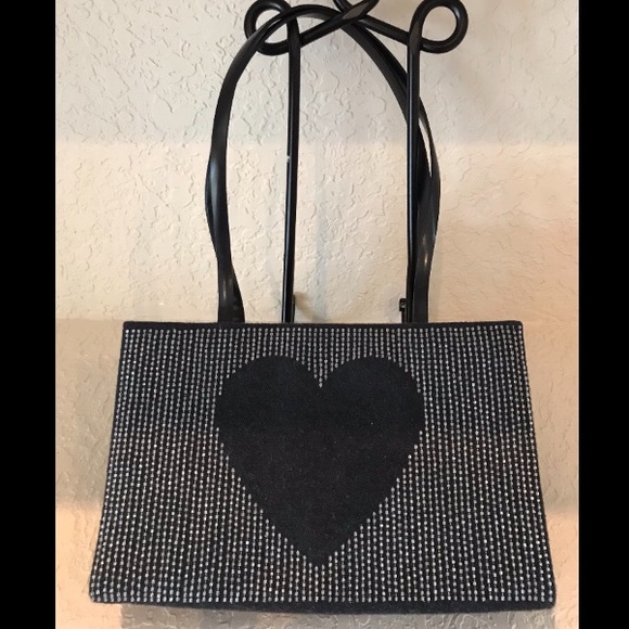 Moschino Handbags - Moschino Beaded Heart Purse